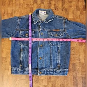 🍂🍁Oleg Cassini Denim jacket size 12 youth vintage🎃 100% cotton